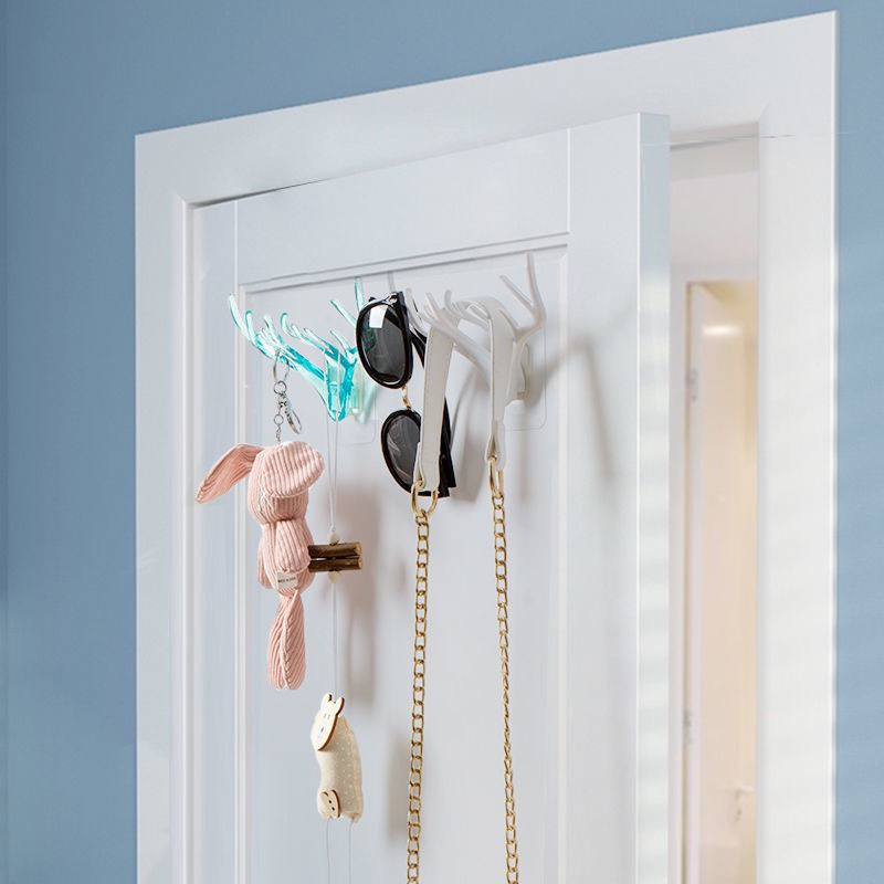 Móc treo đồ hình hươu trong suốt. giá treo đồ đa năng decor nhà đẹp gọn gàng