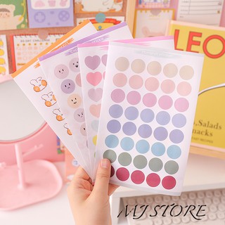 Sticker số - sticker tim - mjstore