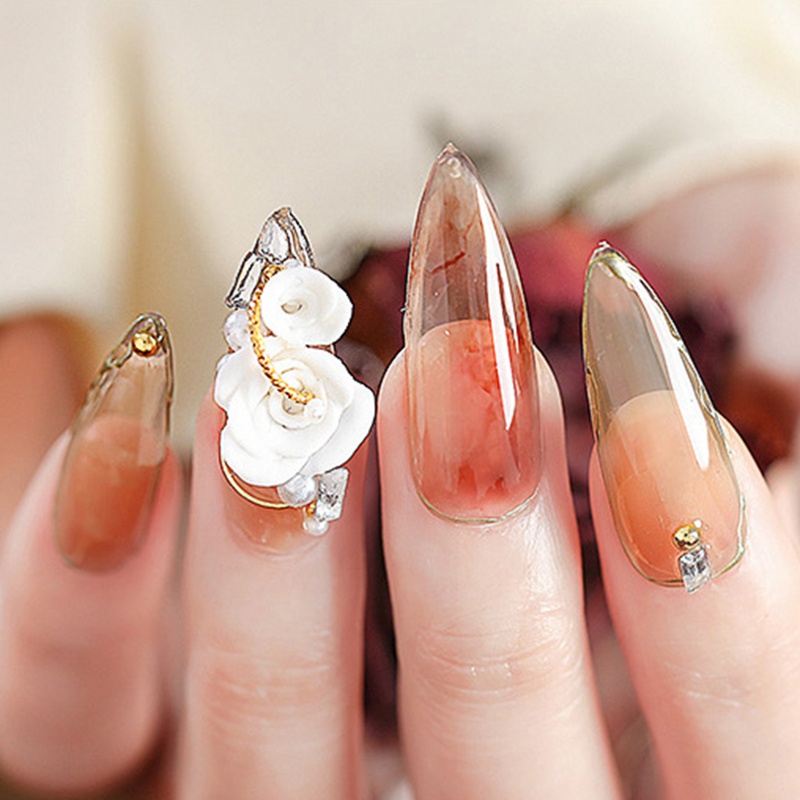 Set 12 Lọ Gel Sơn Móng Tay 3D DIY Chuyên Dụng