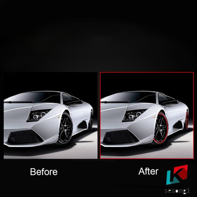 Cuộn Dây Cao Su 8M Dán Viền Bảo Vệ Vành Bánh Xe Hơi