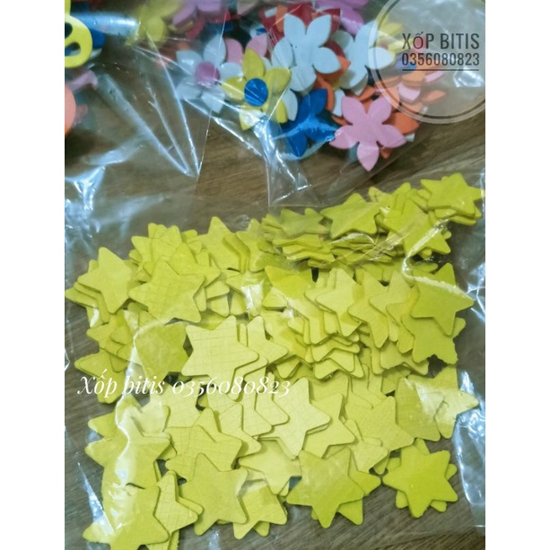 50 Ngôi sao nỉ 3,5cm trang trí mầm non