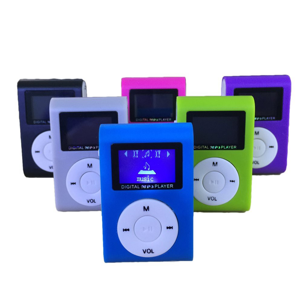 Máy Nghe Nhạc Mp3 Mini Màn Hình Lcd Kích Thước Nhỏ Gọn