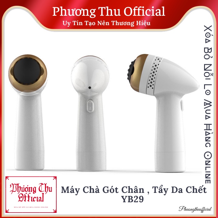 Máy chà got chân , máy tẩy da chết chân vết chai da khô toàn tự động kèm chức năng hút bụi da chết - YB29