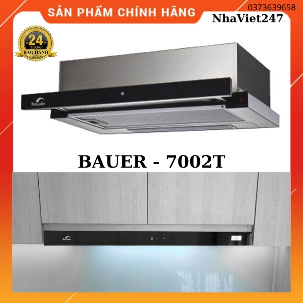 Máy khói-hút mùi BAUER-BC 7002T- âm tủ-Cảm ứng-Lực Hút 1000m3/h, Máy khoẻ,chạy êm,chính hãng,giá rẻ-Bảo hành 24 tháng