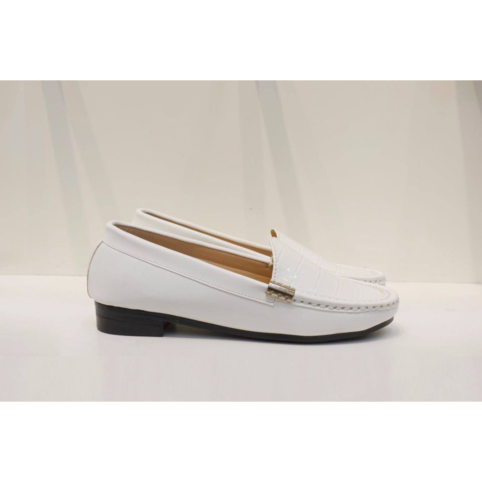 GIÀY MỌI MOCCASIN TYCHE WHITE CM3030W | BigBuy360 - bigbuy360.vn