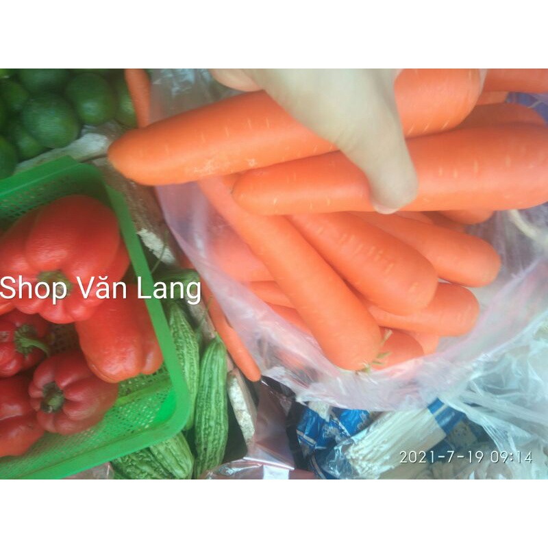 Cà rốt tươi ngon ngọt loại 1 túi 500g - ship Hà Nội