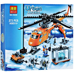 Combo 2 bộ xếp hình uban 10439 - máy bay thám hiểm vùng bắc cực