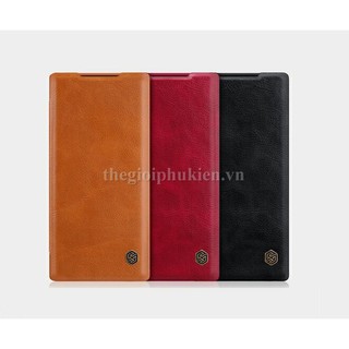 Bao da SamSung Galaxy Note 10 Note 10+ Plus Note 10 Lite Note 8 Note 9 chính hãng Nillkin QIN