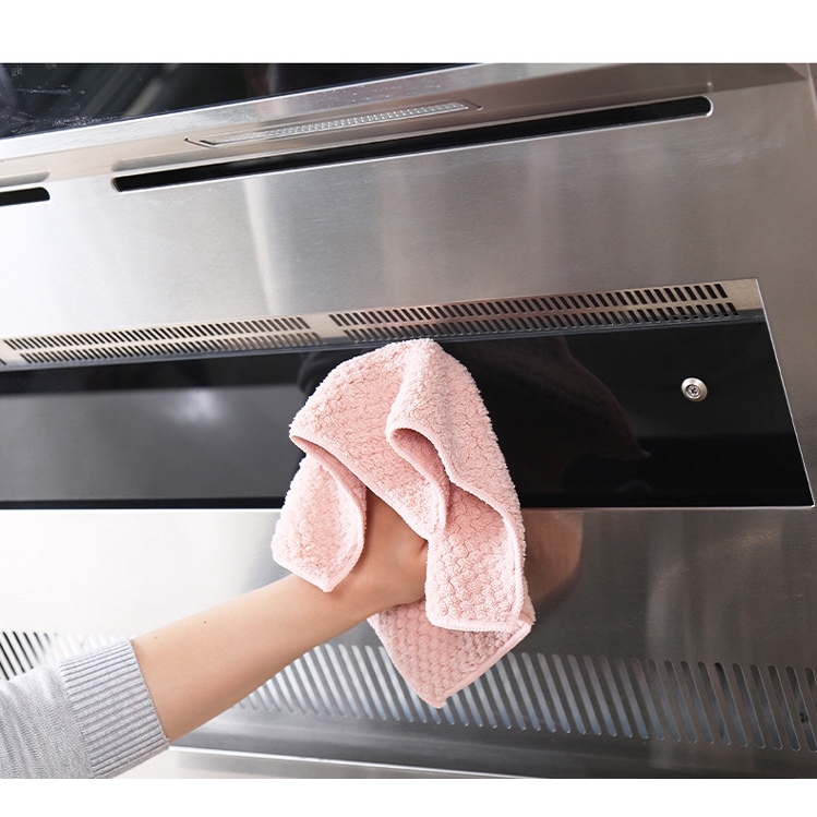 Khăn lau chén dĩa hai mặt chất liệu dày tiện dụng cho nhà bếp