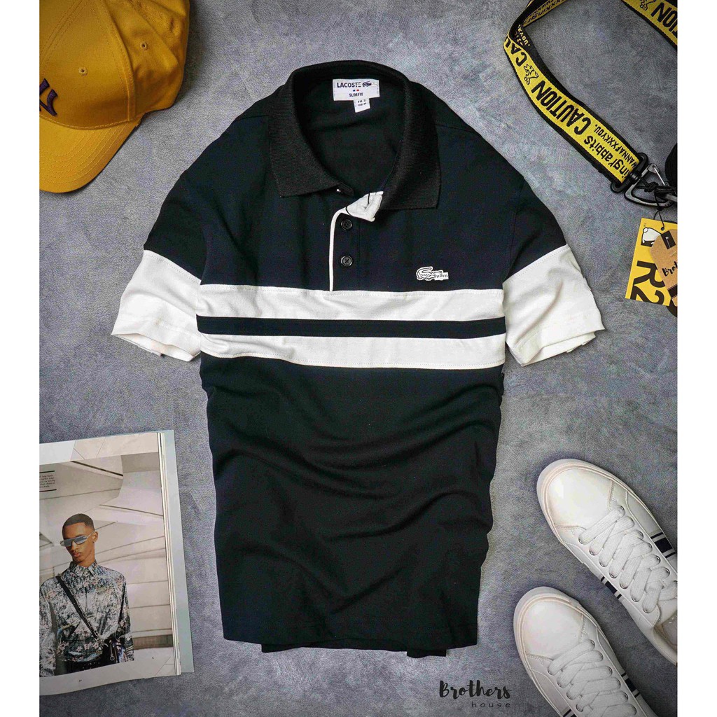 Áo Polo Lacoste Vnxk sọc ngang