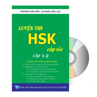 Sách - luyện thi hsk cấp tốc cấp 1-2 + dvd nghe