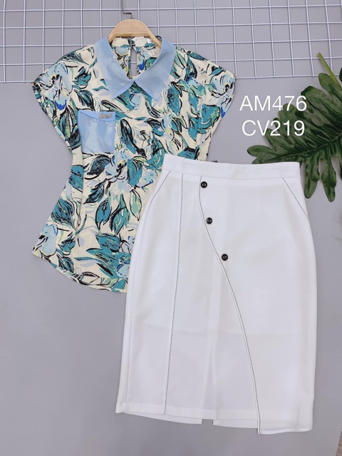 Chân váy bút chì trần chỉ cách điệu trẻ trung | BigBuy360 - bigbuy360.vn
