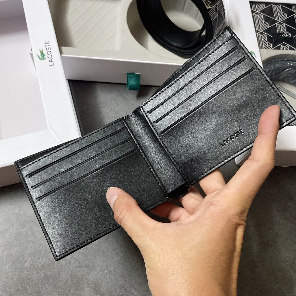 Set nịt ví nam hoạ tiết + nịt gài hoạ tiết - S231