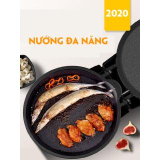 Nồi nướng bánh gia dụng hai mặt - Máy làm bánh pancake chảo chiên làm pizza đa năng bán chạy 2020