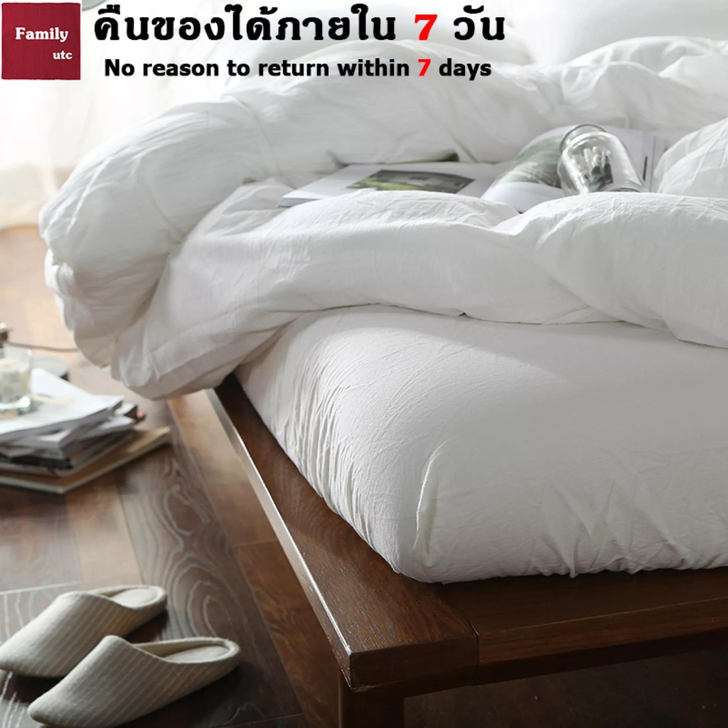 UTICI Ga trải giường 100% Cotton phong cách muji, kích thước:1m5x2m/1m8x2m, nhiều màu sắcm Bed Sheet