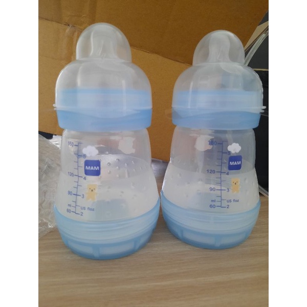 Bình sữa MAM 160ml núm số 1 đã sử dụng