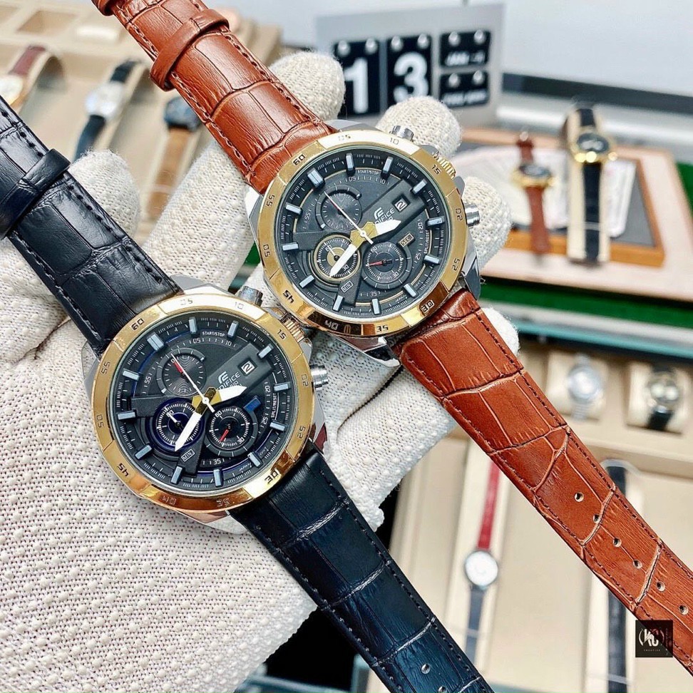 Đồng hồ nam thạch anh đa chức năng CETSIER, chống thấm nước 100mét, series 6 kim, chức năng dạ quang, chính hãng cao cấp