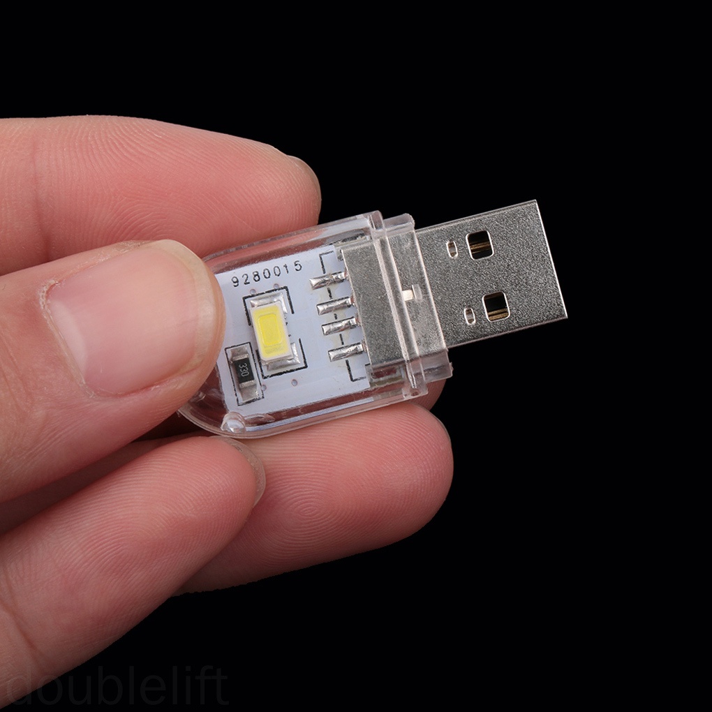 Đèn LED đọc sách cổng USB cỡ nhỏ bằng nhựa dùng gõ bàn phím máy tính