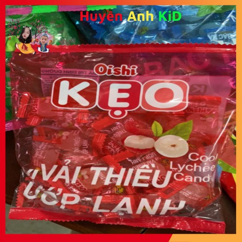 Gói 90g Kẹo Oishi Vị Ổi Vải Chanh Me Bạc Hà  Ngon Ngọt