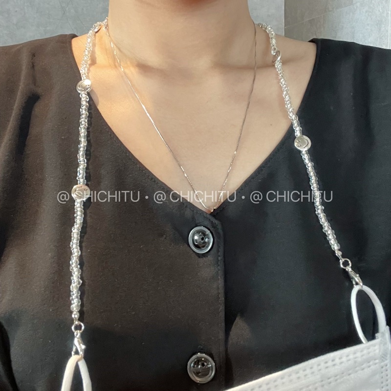Dây đeo chống rớt thất lạc khẩu trang kính style Hàn