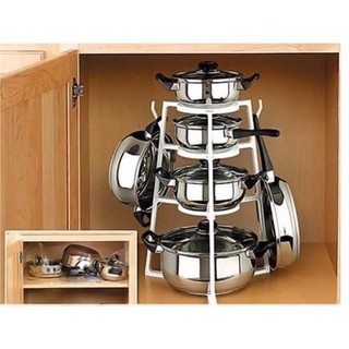Kệ nhà bếp đựng đồ sắp xếp nồi niêu xoong chảo SMART CHEF - Retail Boss