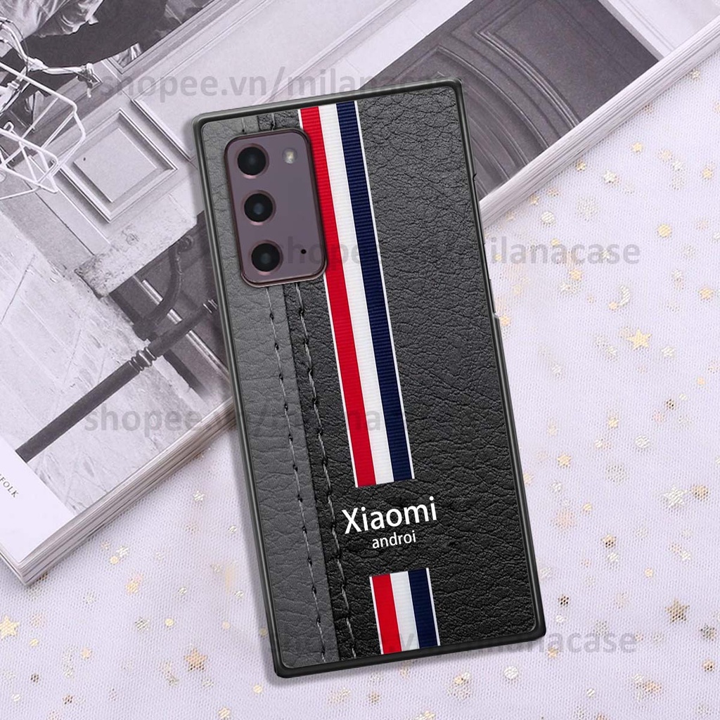 Ốp Samsung Note 20 in giả da phong cách thể thao, cá tính, thời trang