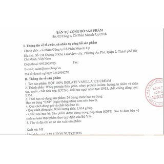 [SIÊU RẺ] EVL 100% Whey Protein 70 Servings