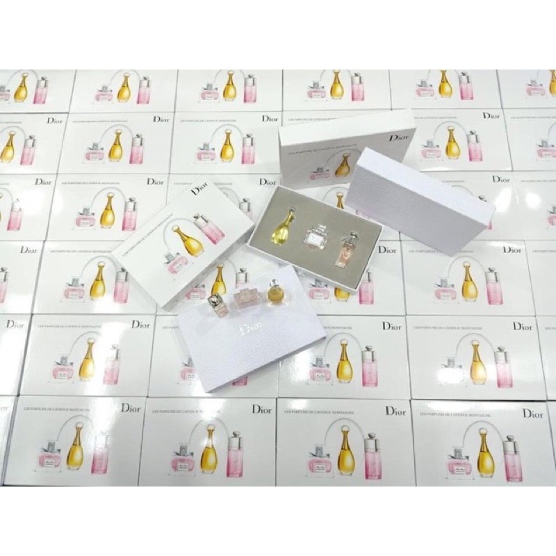 Set nước hoa nữ Dior 3 chai 5ml