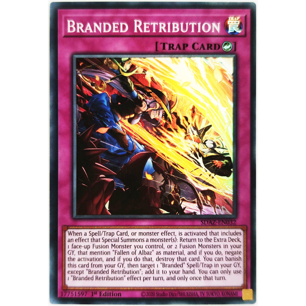 [Thẻ Yugioh] Branded Retribution |EN| Super Rare