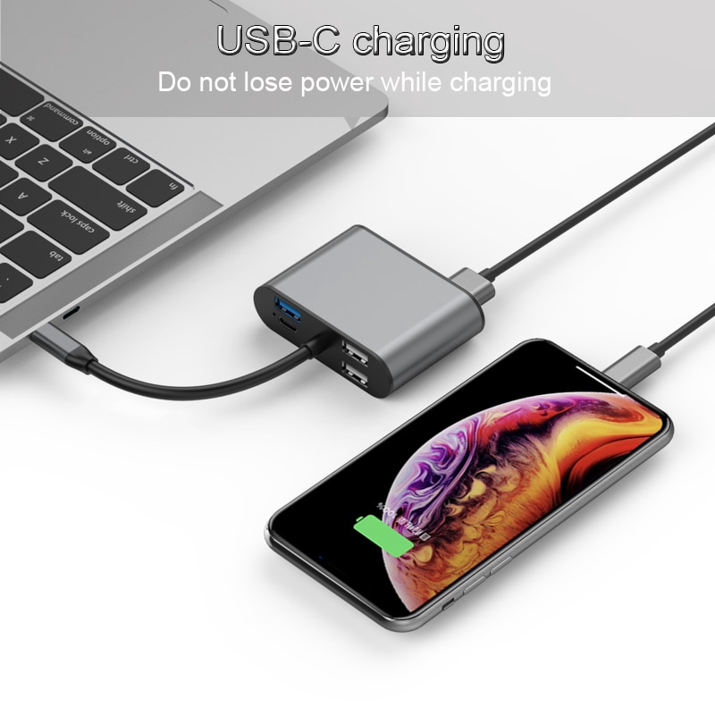 Bộ Chuyển Đổi 8 Trong 1 Usb 3.0 Hdmi Vga 3 Cổng Usb Type-C Pd Tf 3.5mm