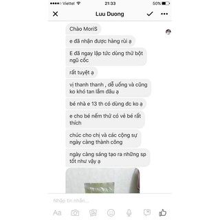 BỘT NGŨ CỐC CHÙM NGÂY MORIS