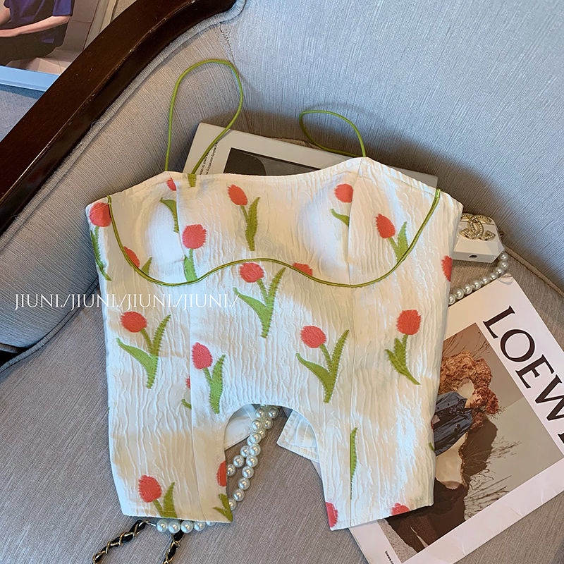 print vest new design high quality fashion women