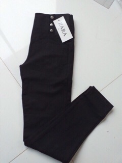 Quần legging cạp cao 6 khuy