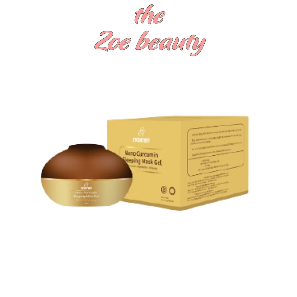 Gel mặt nạ ngủ nghệ nano Moomery đánh bay thâm nám, dưỡng trắng da - THE ZOE BEAUTY