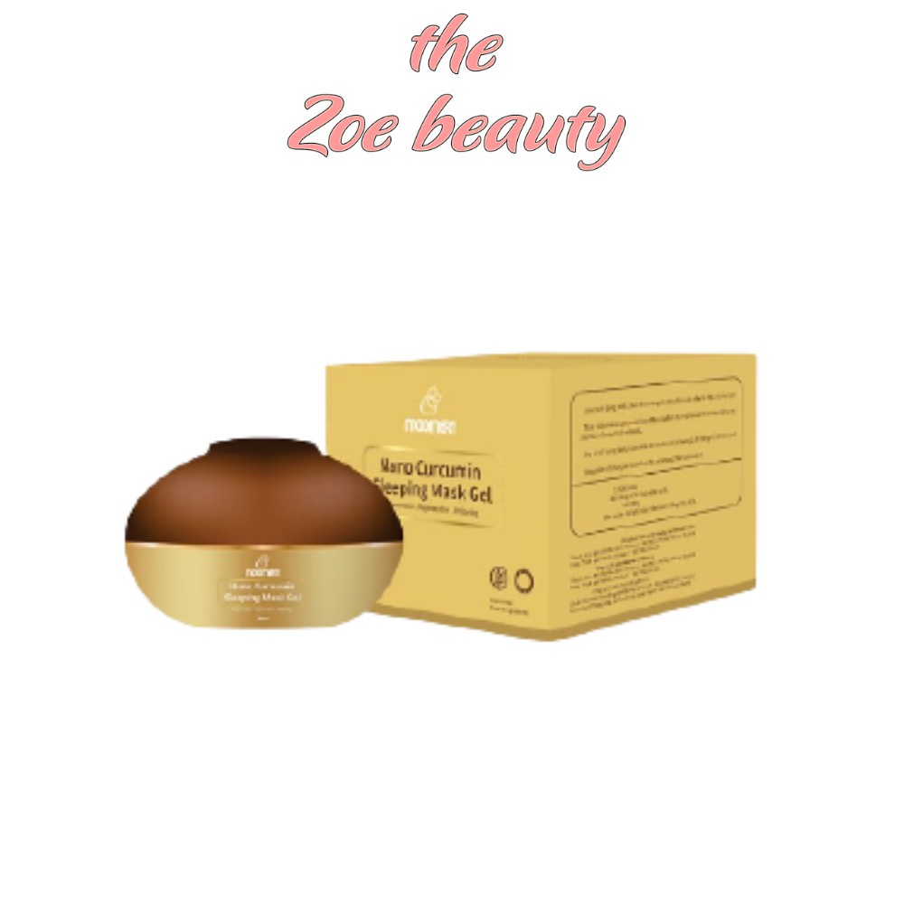 Gel mặt nạ ngủ nghệ nano Moomery đánh bay thâm nám, dưỡng trắng da -  THE ZOE BEAUTY