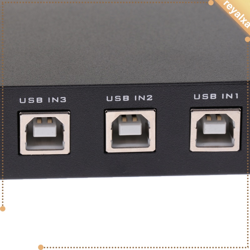 Bộ Chuyển Đổi Công Tắc Chia Thủ Công USB 2.0 KVM KVM 4 Cổng USB 1 Thiết Bị Máy Tính