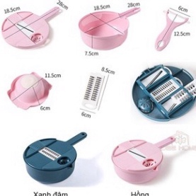 Rổ nạo rau củ đa năng,Cực kỳ tiện lợi, không lo đứt tay, nạo bào sợi, nạo vỏ,thái lát, không sợ đứt tay