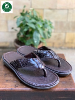 Dép Da Cá Sấu Size 40-41 CÁ SẤU GÒ VẤP