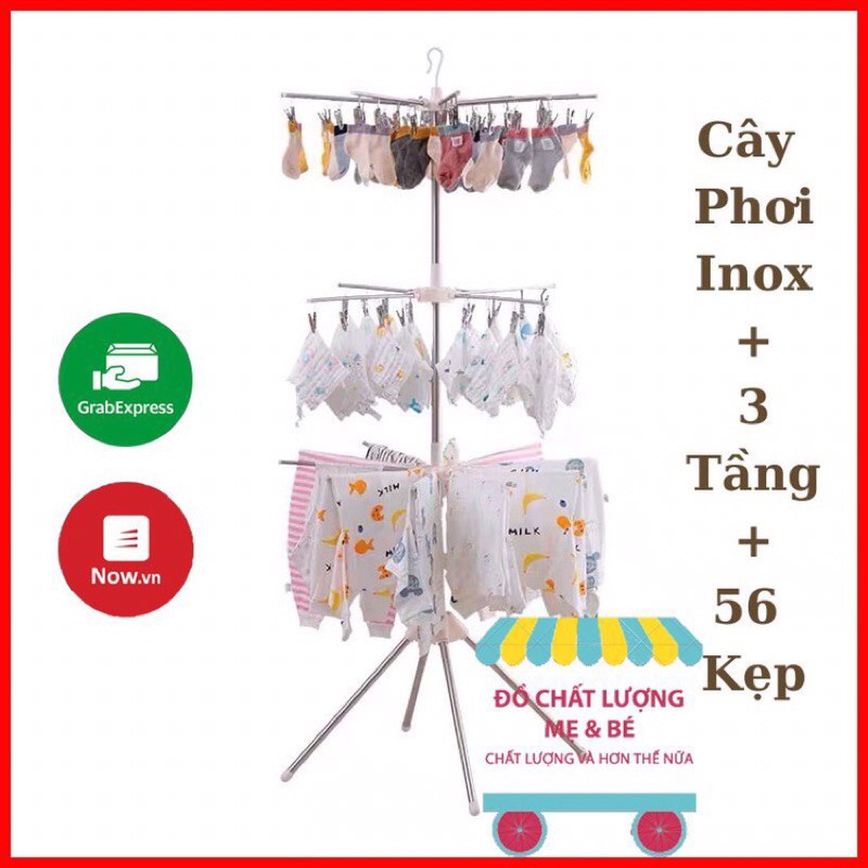 CÂY PHƠI ĐỒ ĐA NĂNG INOX CHO GIA ĐÌNH