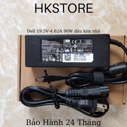 Sạc Laptop Dell 19.5V-4.62A 90W kim nhỏ Dell L321 5458 5558 5551 5555 5758 5759 5755 7437 7347 3147 3148  3558 9550 9560