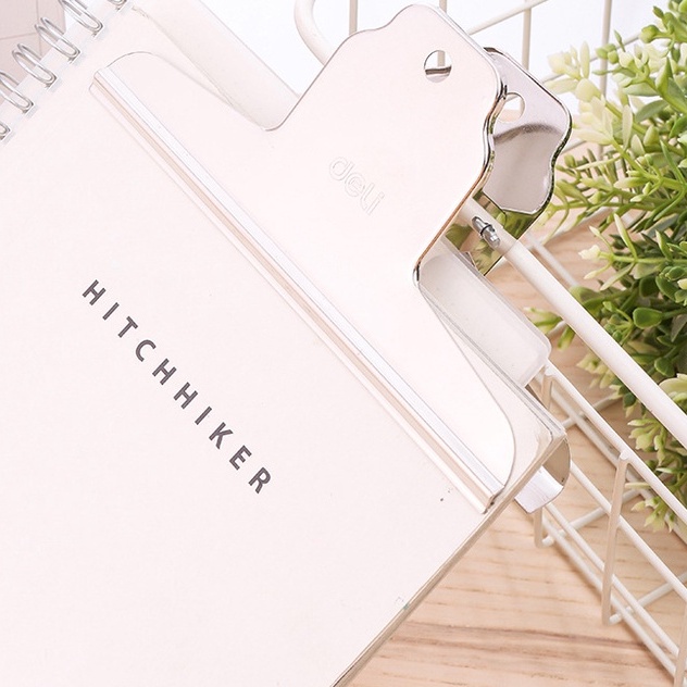 Kẹp Inox Deli 76mm