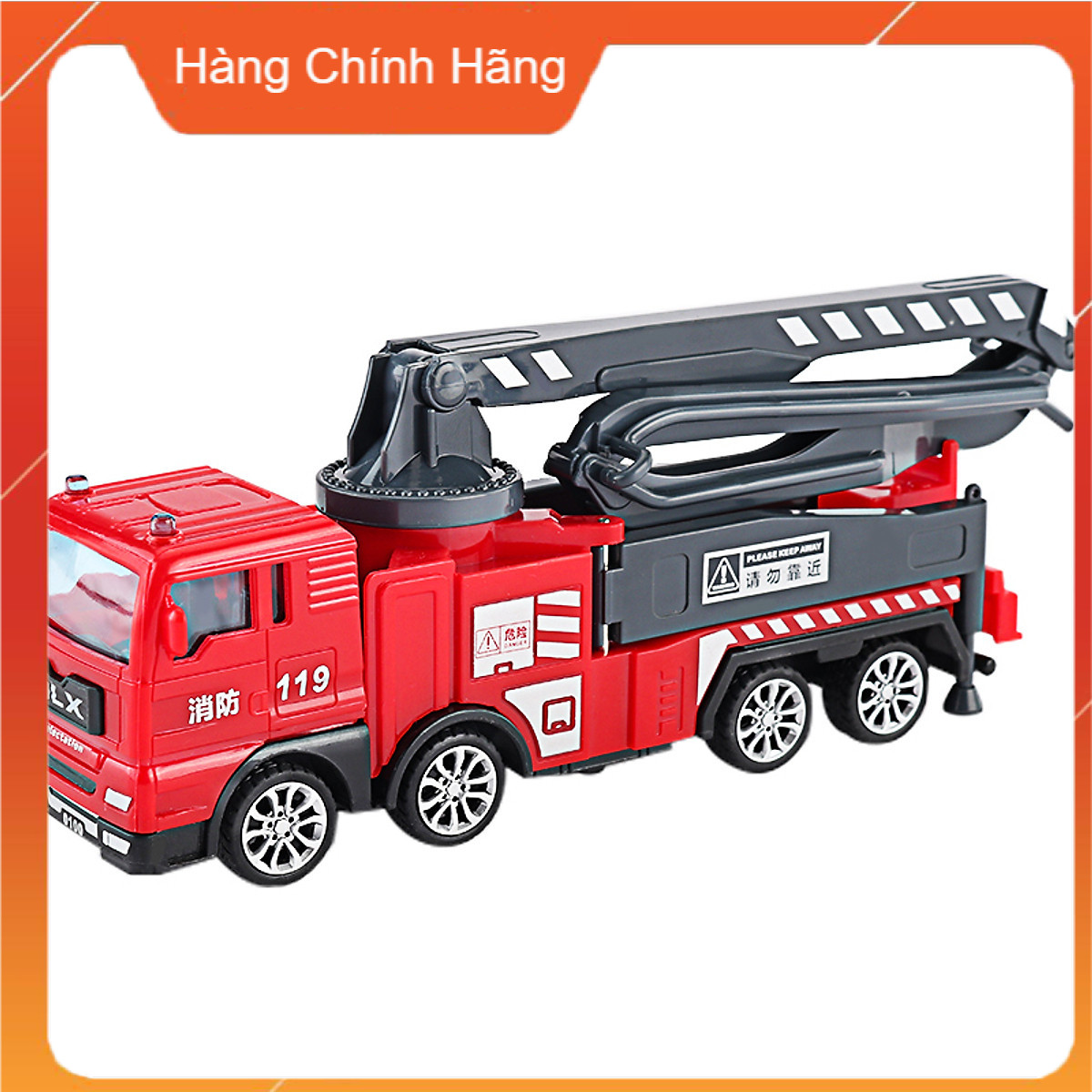 Hot Đồ chơi mô hình xe cứu hỏa KAVY xe tải bơm chữa cháy, xe nâng chở người trên cao chi tiết sắc sảo các khớp