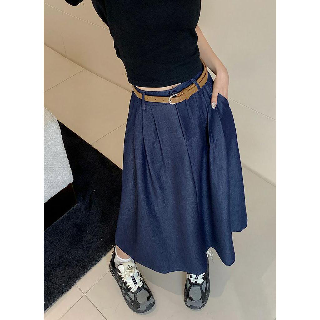 Chân Váy Lưng Cao Phong Cách Retro Mùa Hè Kiểu Mới 63644