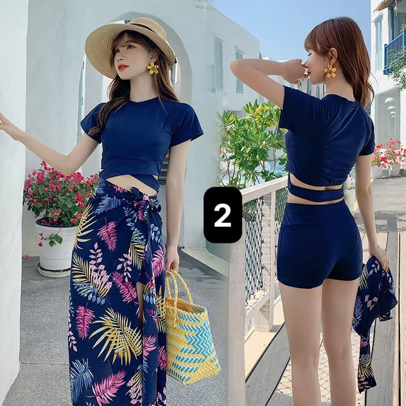 (MẪU MỚI)Bộ đồ bơi set bikini 3 chi tiết kèm khăn đi biển-Set bộ đồ bơi cho nữ 3 chi tiết rất xinh đẹp-bộ bơi nữ-bộ tắm | BigBuy360 - bigbuy360.vn