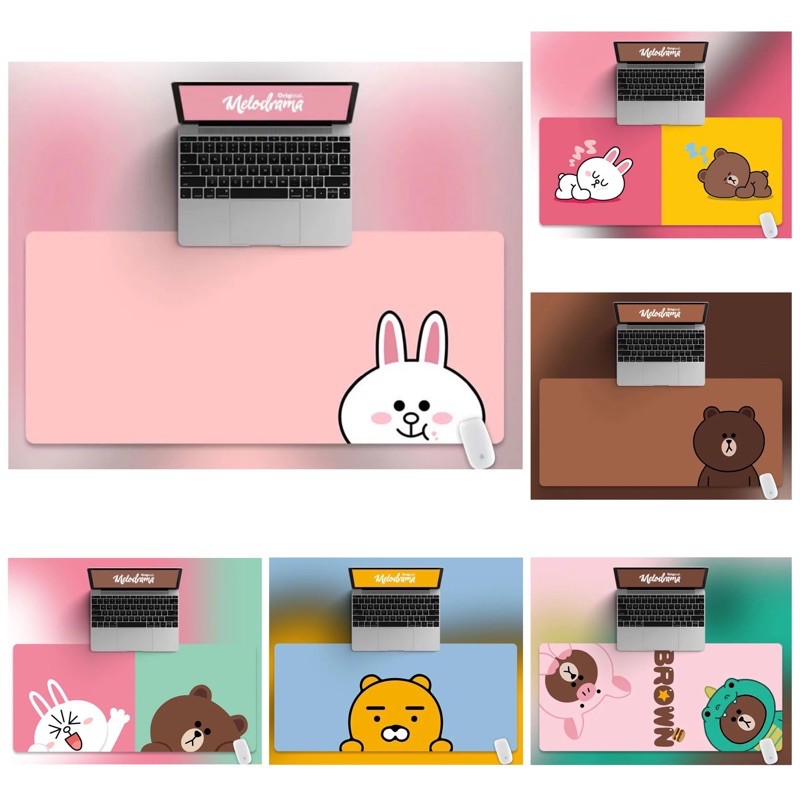 Tấm lót chuột cute cỡ lớn , Tấm pad chuột , Lót bàn chống trượt chống nước (Sẵn Một Số Mẫu)