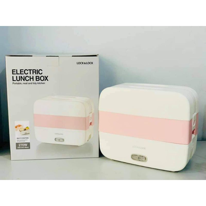 Hộp cơm cắm điện lock&lock EJR236WHT 1,7l, công suất 270w