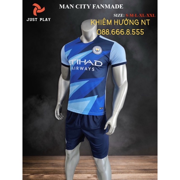 Áo Đấu Man City Sân Nhà(Xanh biển) Mùa Giải 2021-2022