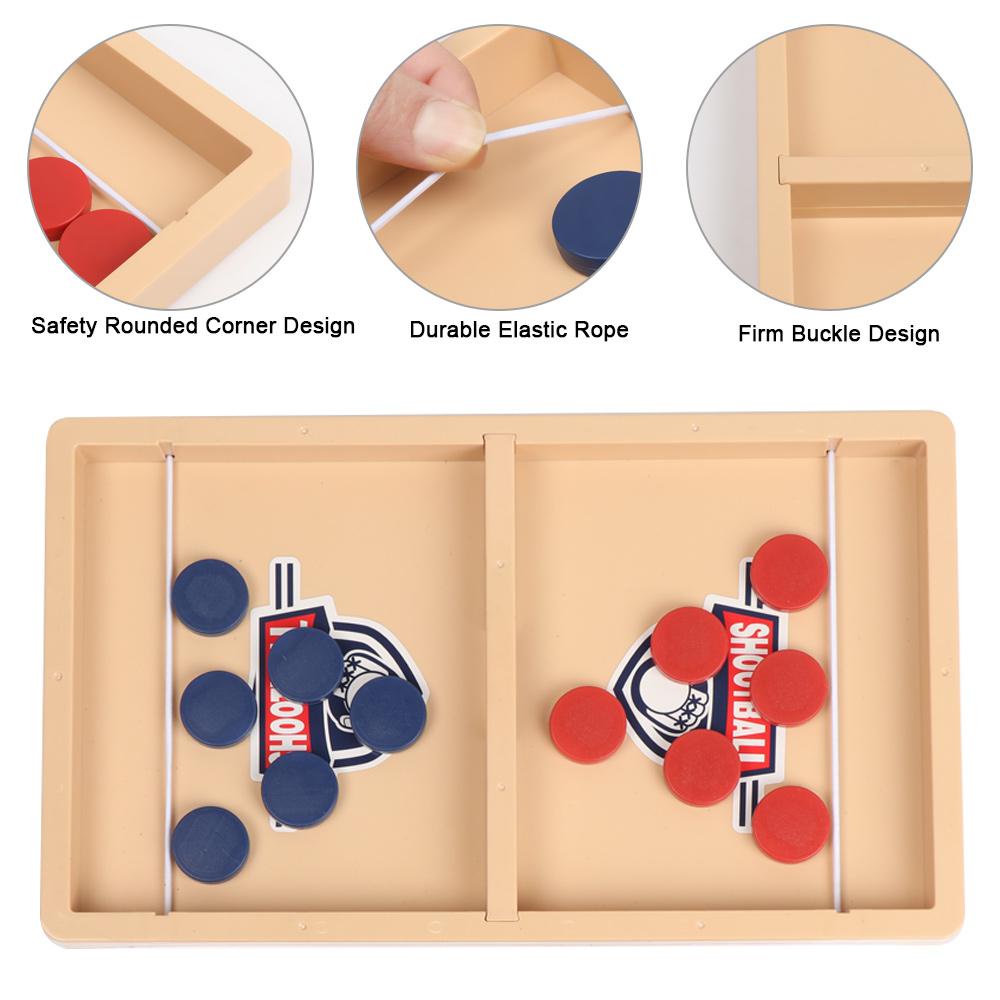 YNATURAL Bộ Trò Chơi Rút Băng Hockey Vui Nhộn Cho Gia Đình