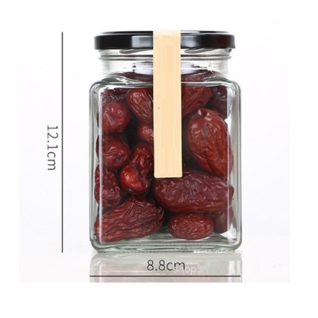 Hũ thuỷ tinh vuông 750ml | BigBuy360 - bigbuy360.vn