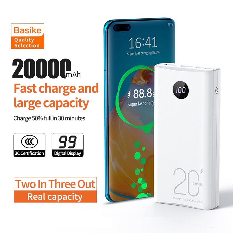 Sạc dự phòng 20000mAh BSK-PT208D sạc nhanh 22.5W